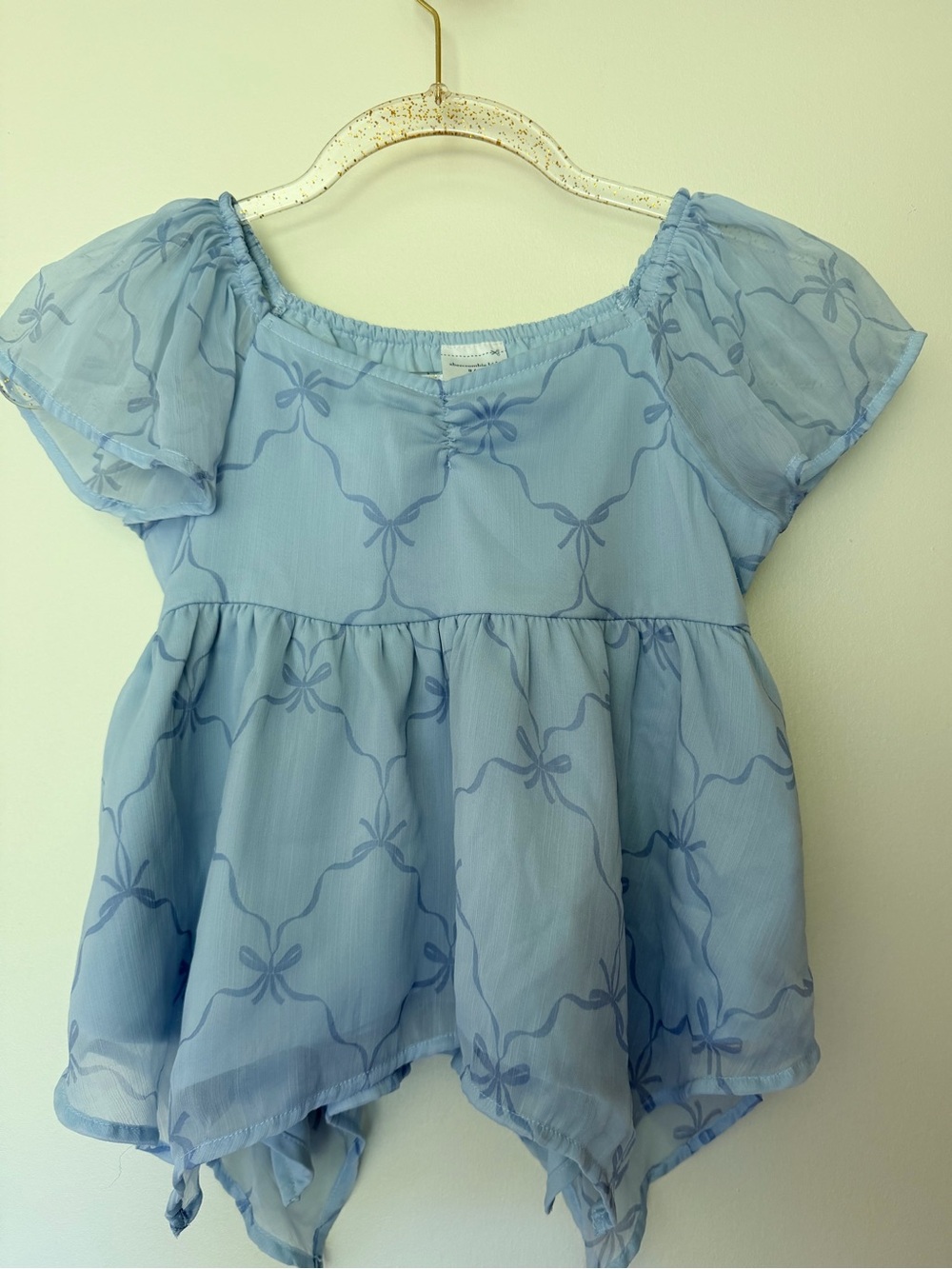 Abercrombie Girls lined shear top